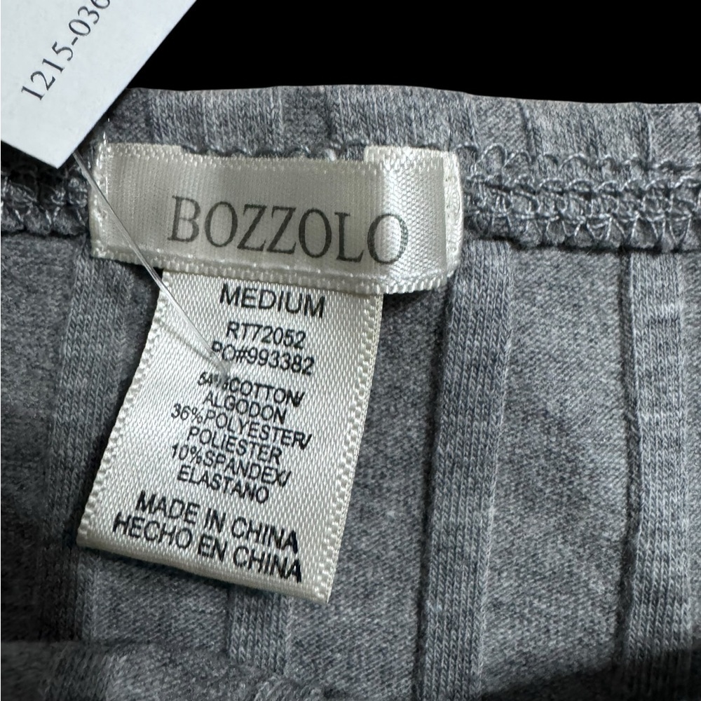 Bozzolo Charcoal Ribbed Top - Picture 2 of 7